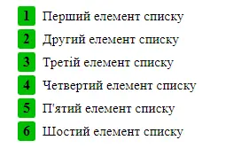 Властивість counter-increment